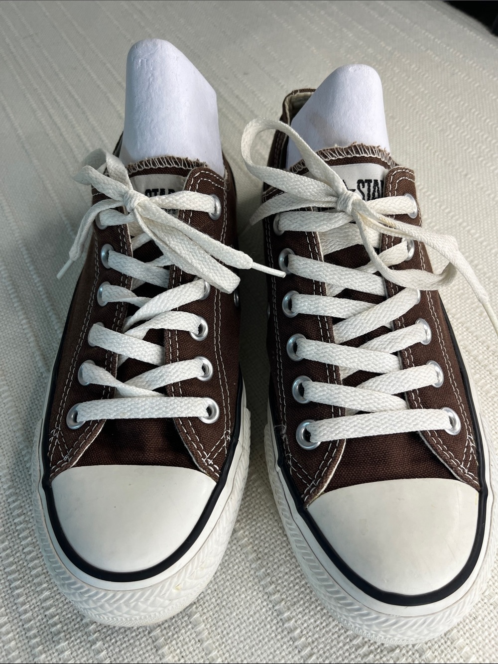 Converse All-star unisex Chick Taylor chocolate brown sneakers, great shape